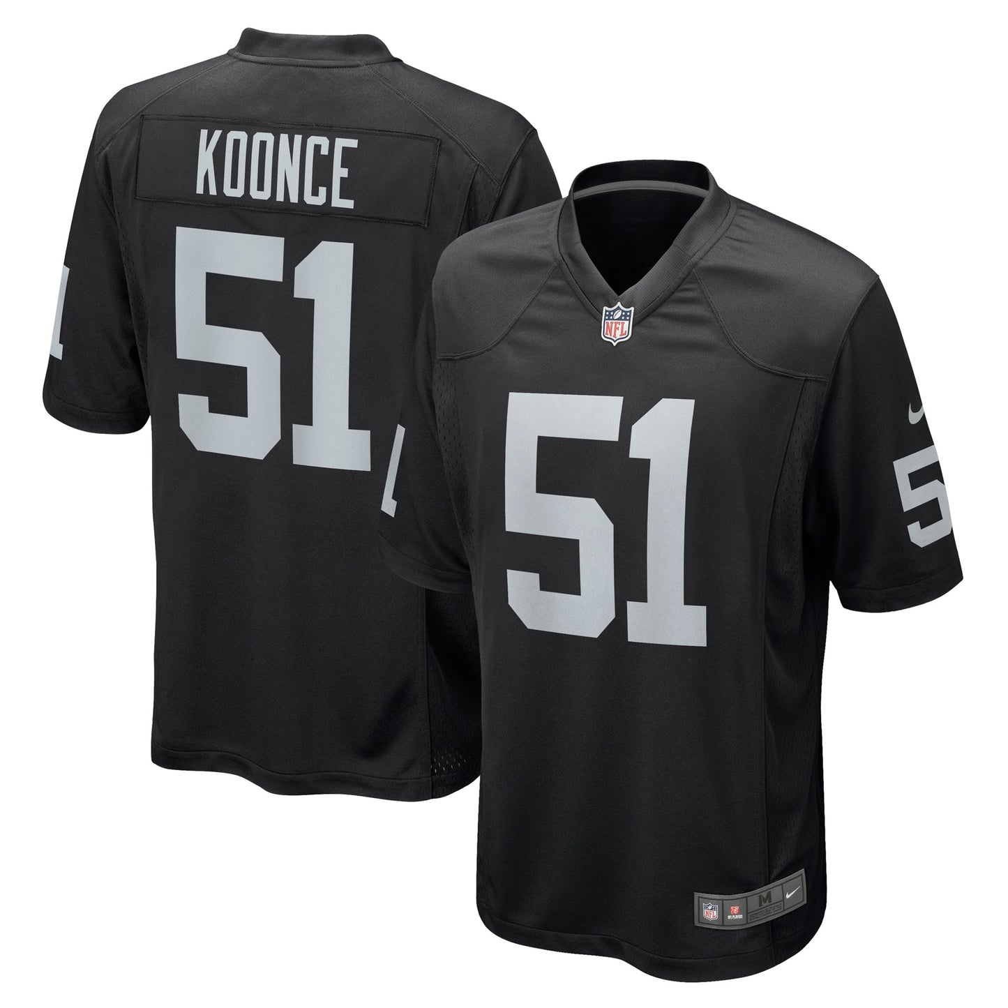 Malcolm Koonce Las Vegas Raiders Game Jersey - Black