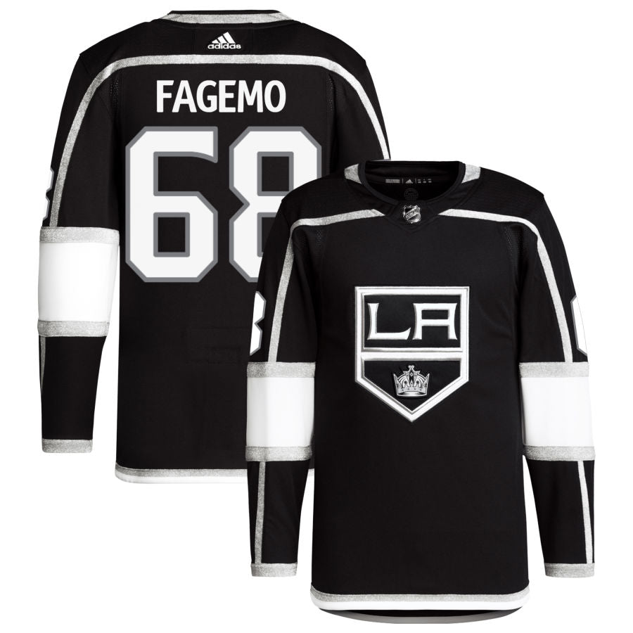 Samuel Fagemo Los Angeles Kings Home Primegreen Authentic Pro Jersey - Black