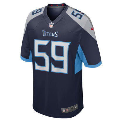 Sam Okuayinonu Tennessee Titans Home Game Player Jersey - Navy