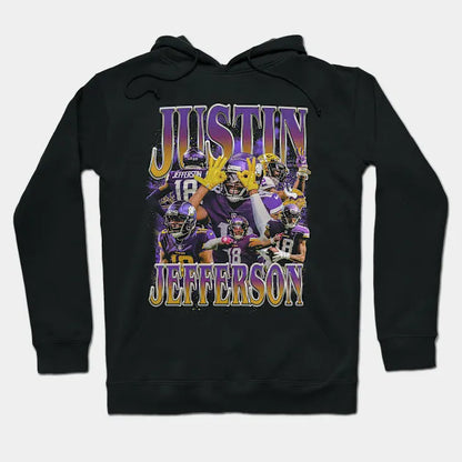 Justin Jefferson Vintage Bootleg Hoodie