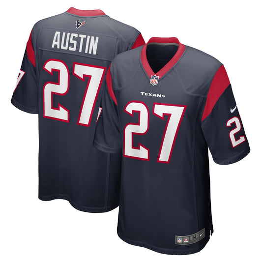 Alex Austin Houston Texans Team Game Jersey - ?Navy
