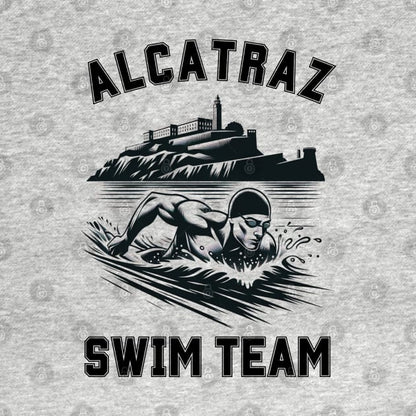 Alcatraz Swim Team | Funny Swim Team Swimming Logo T-Shirt