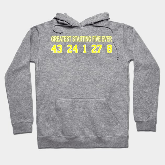 1979 Seattle Sonics Greatest Starting Five Hoodie