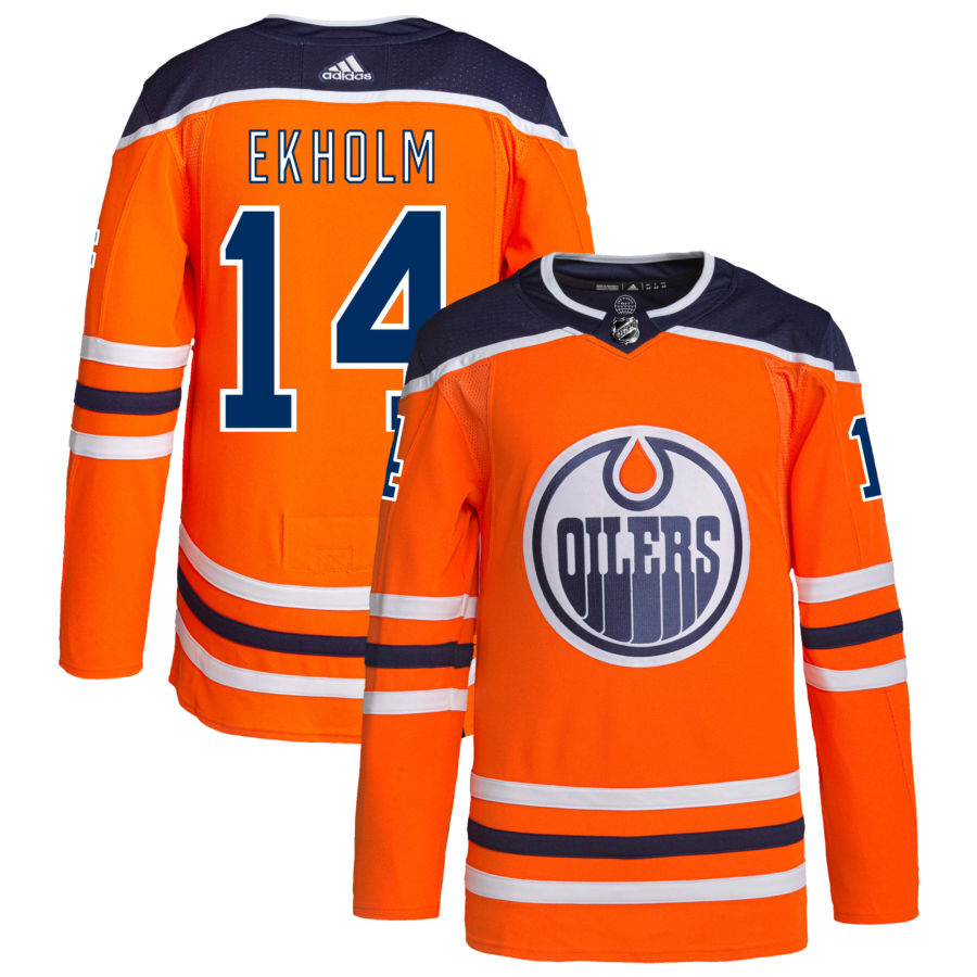 Mattias Ekholm Edmonton Oilers Home Authentic Pro Jersey - Orange