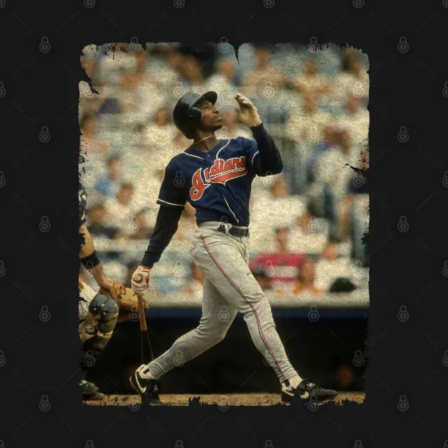 Kenny Lofton In Cleveland Guardians T-Shirt
