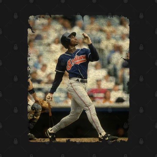 Kenny Lofton In Cleveland Guardians T-Shirt