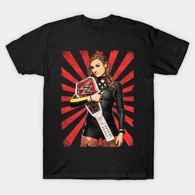 Becky Lynch Wrestling Vintage Fan Art T-Shirt