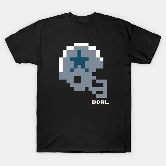 Dal Cowboys Tecmo Bowl Helmet T-Shirt