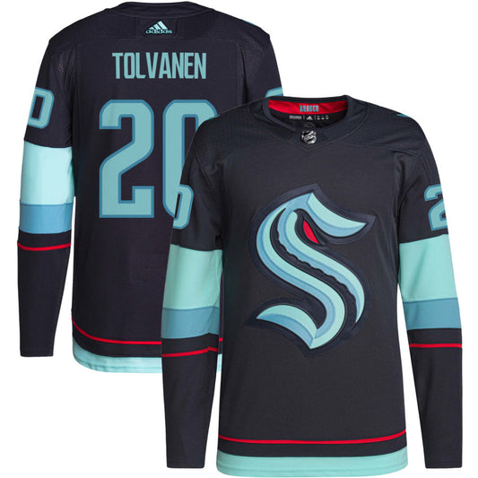 Eeli Tolvanen Seattle Kraken Home Authentic Primegreen Jersey - Navy