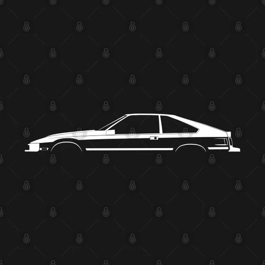 Toyota Celica Supra (A60) Silhouette T-Shirt
