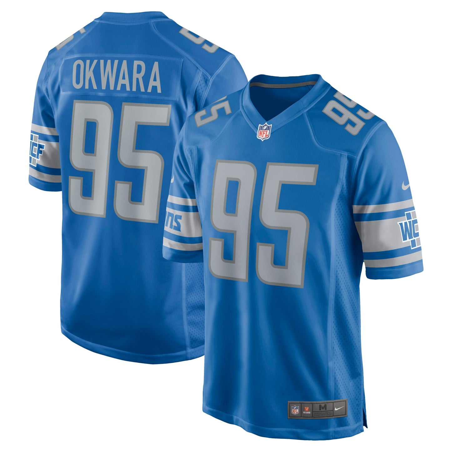 Romeo Okwara Detroit Lions Game Jersey - Blue