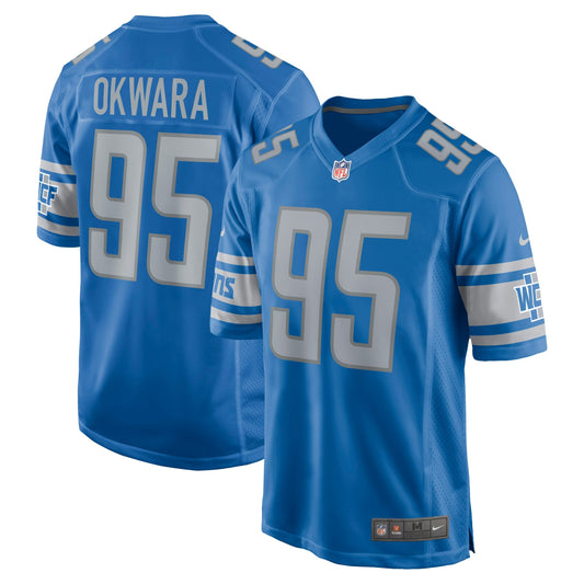 Romeo Okwara Detroit Lions Game Jersey - Blue