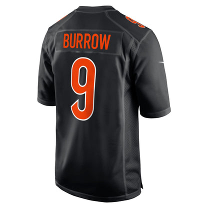 Joe Burrow Cincinnati Bengals Game Fashion Jersey - Black