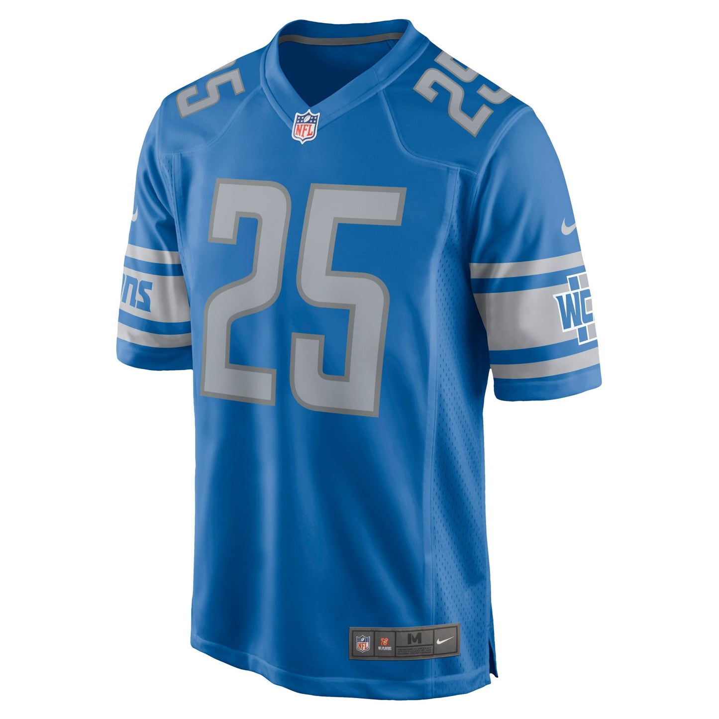Will Harris Detroit Lions Game Jersey - Blue