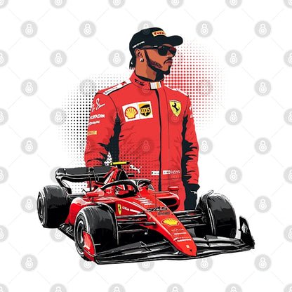 Lewis Hamilton Ferrari T-Shirt