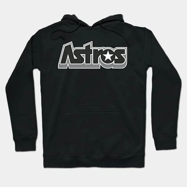 Astros Vintage And Simple Design Hoodie