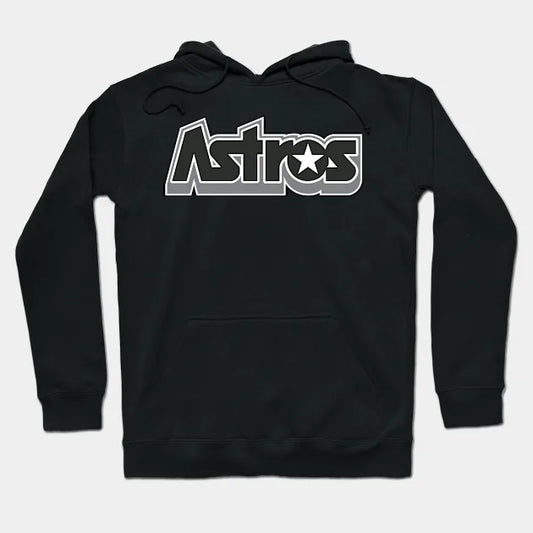 Astros Vintage And Simple Design Hoodie