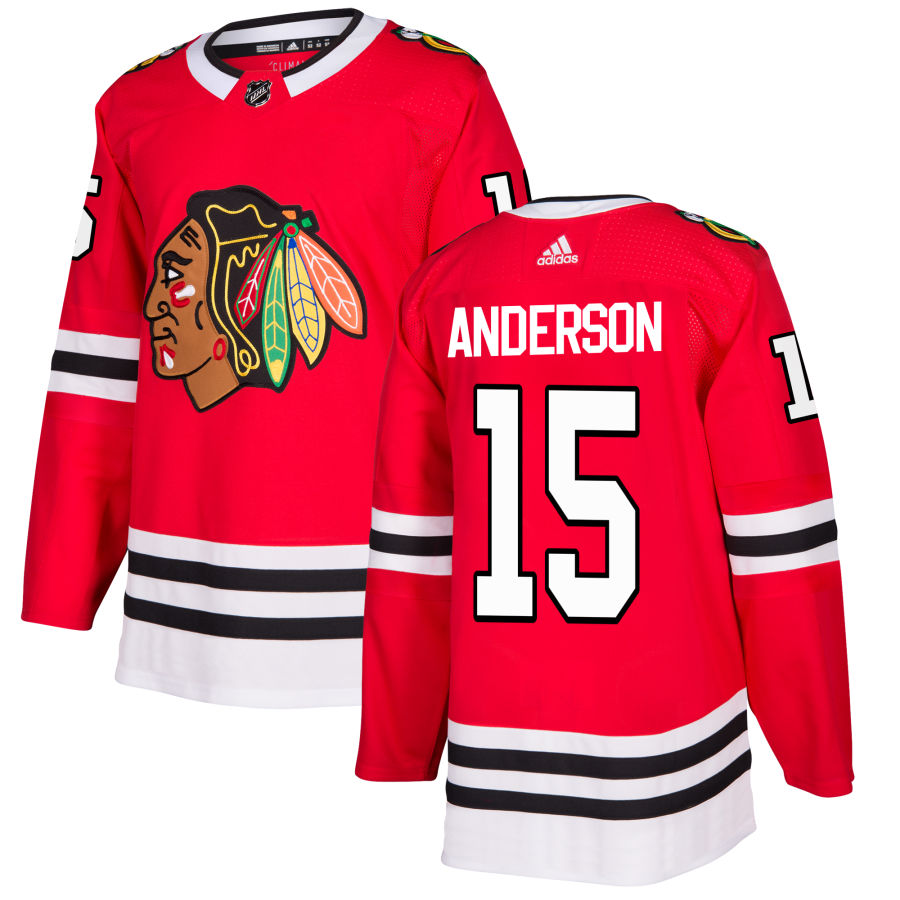 Joey Anderson Chicago Blackhawks Authentic Jersey - Red