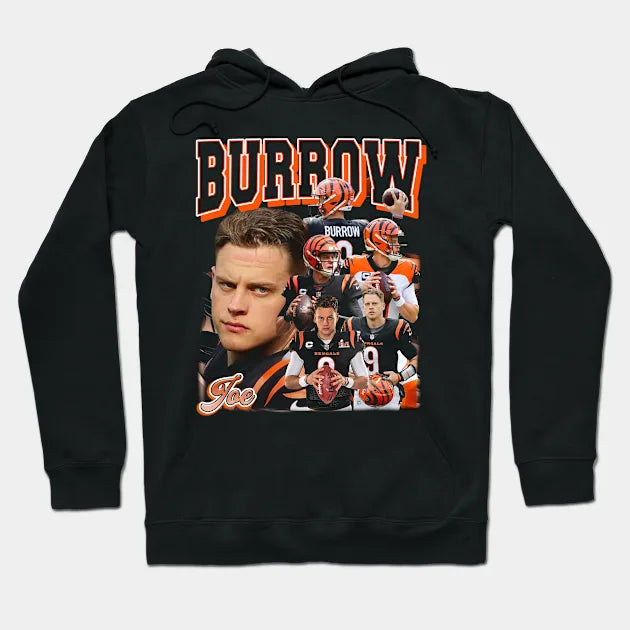 Joe Burrow Vintage Collage Hoodie