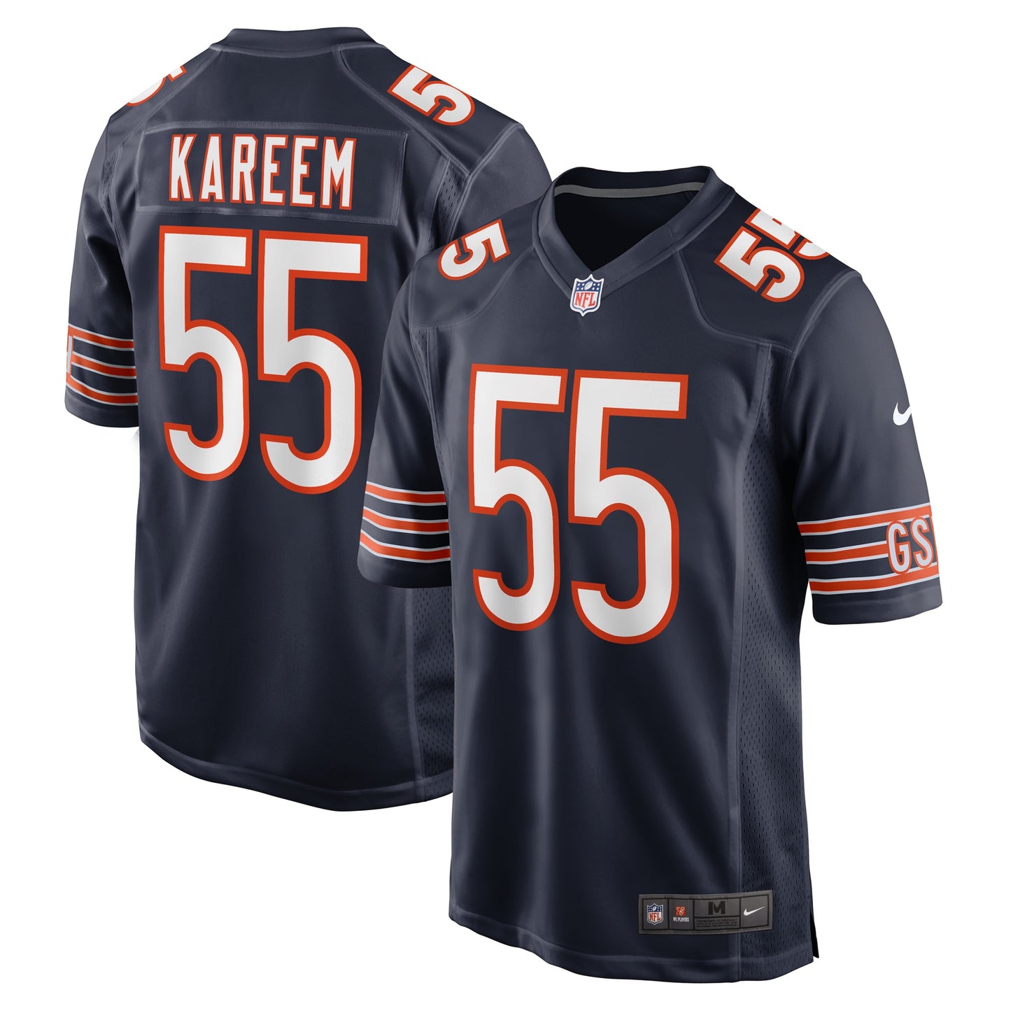 Khalid Kareem Chicago Bears Team Game Jersey - ?Navy