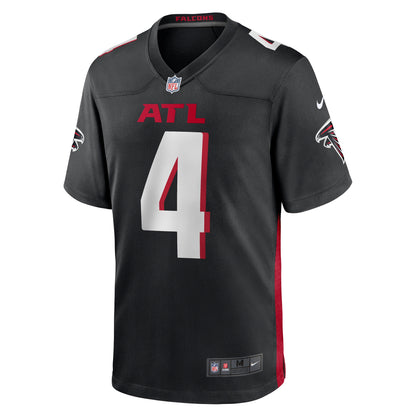 Taylor Heinicke Atlanta Falcons Game Player Jersey - Black