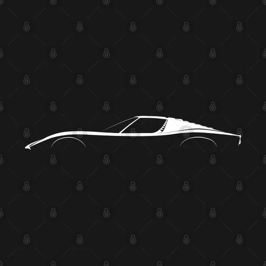 Lamborghini Miura Silhouette Hoodie