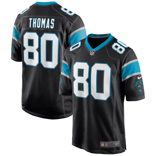 Ian Thomas Carolina Panthers Game Jersey - Black
