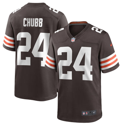 Nick Chubb Cleveland Browns Game Player Jersey - Brown