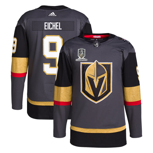 Jack Eichel Vegas Golden Knights 2023 Stanley Cup Champions Authentic Alternate Player Jersey - Gray
