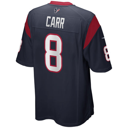 David Carr Houston Texans Game Retired Player Jersey - Navy