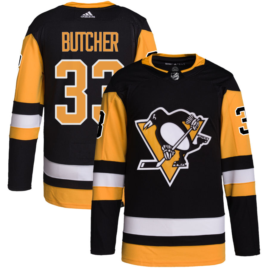 Will Butcher Pittsburgh Penguins Home Primegreen Authentic Pro Jersey - Black