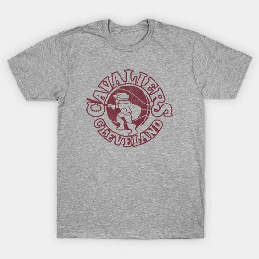 Fan Art Retro Distressed Vintage Cleveland Cavaliers Logo T-Shirt