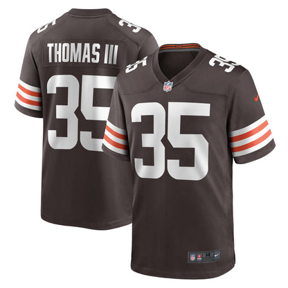 Charlie Thomas Cleveland Browns Team Game Jersey - ?Brown