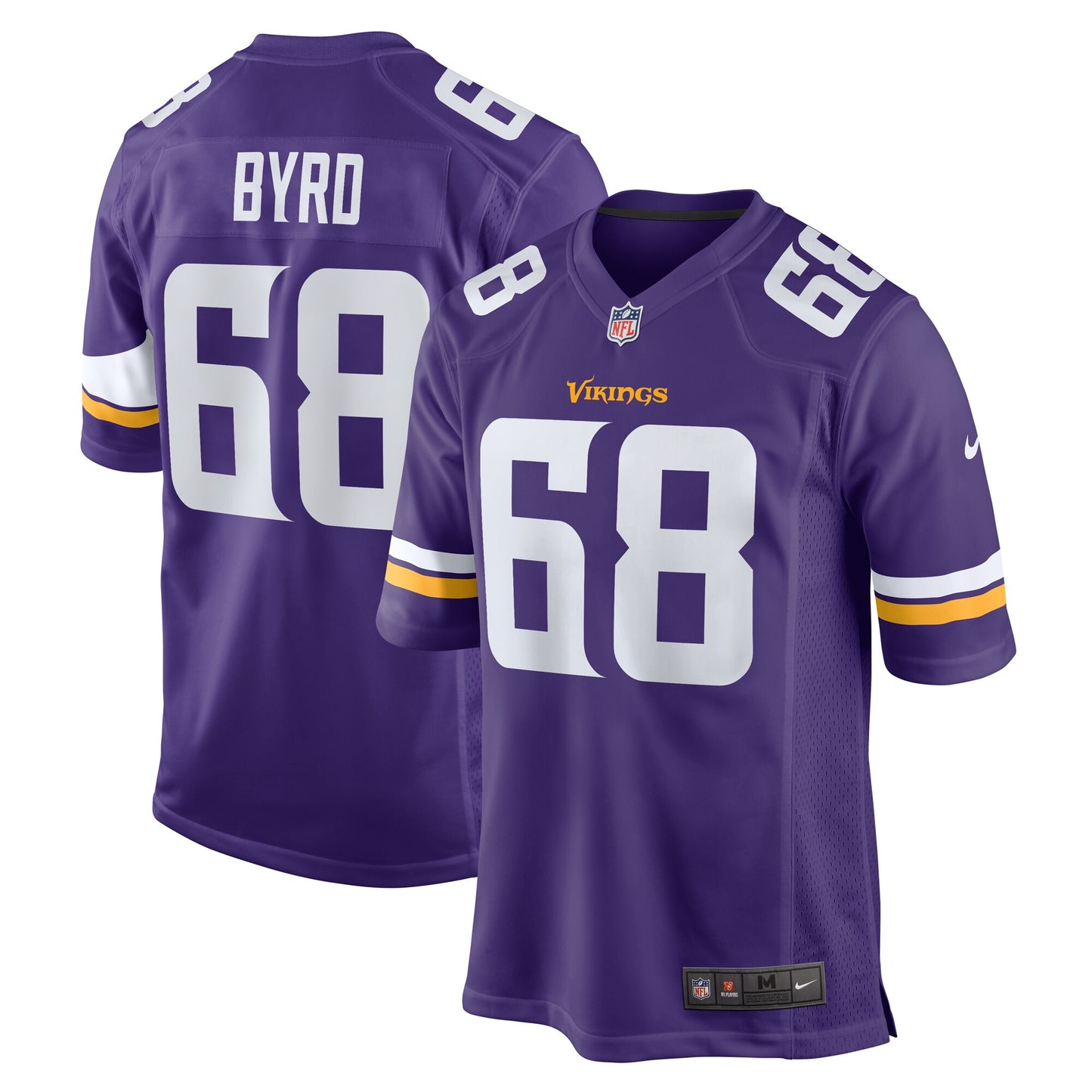 Henry Byrd Minnesota Vikings Team Game Jersey - ?Purple
