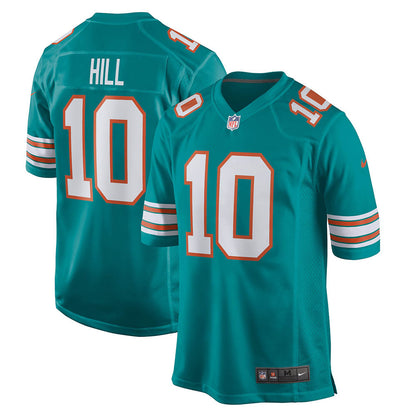 Men's Miami Dolphins Tyreek Hill Alternate Game Jersey Aqua