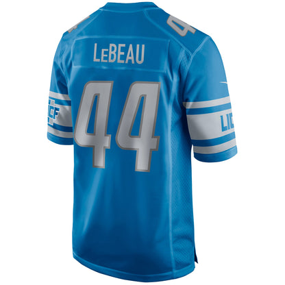 Dick LeBeau Detroit Lions Game Retired Player Jersey - Blue