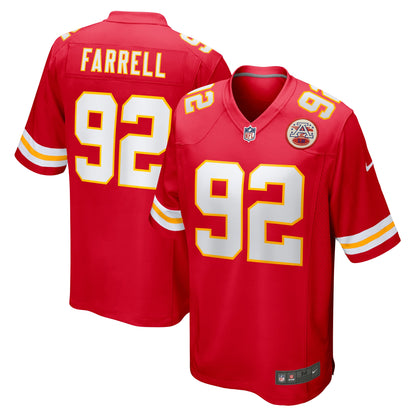 Neil Farrell Jr. Kansas City Chiefs Team Game Jersey - ?Red
