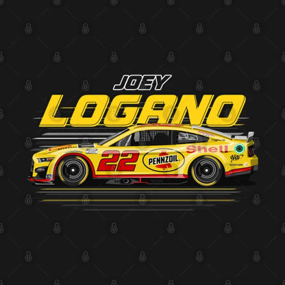 Joey Logano #22 Mustang Hoodie
