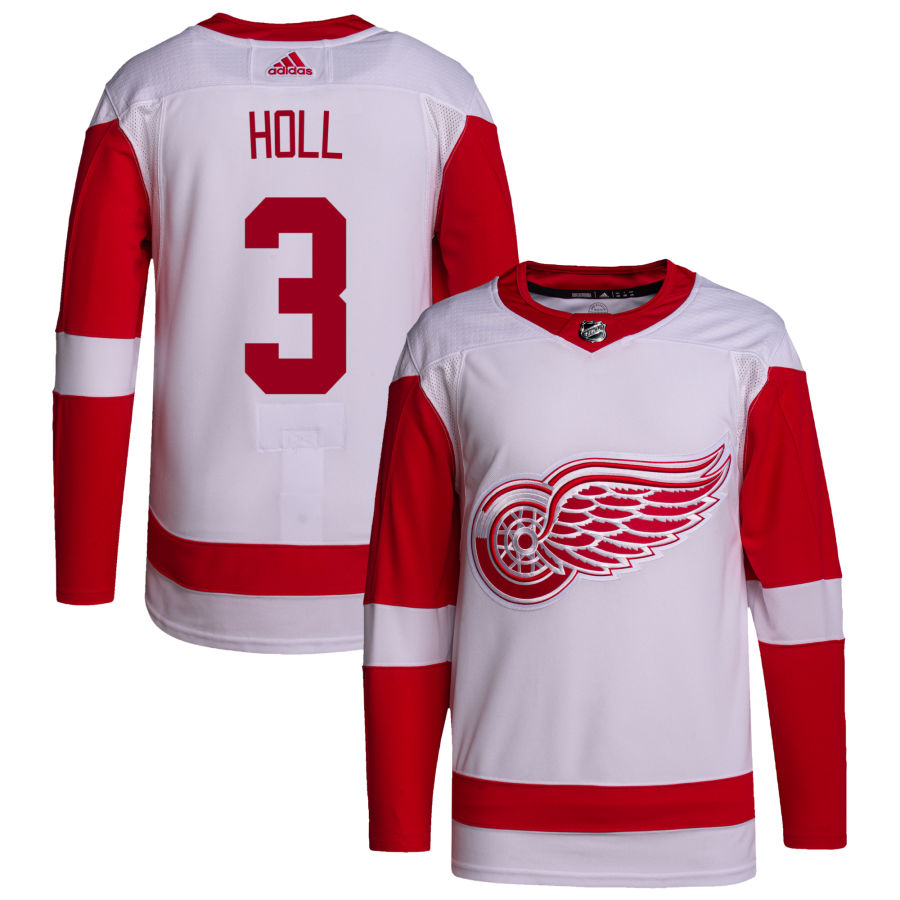 Justin Holl Detroit Red Wings Away Primegreen Authentic Pro Jersey - White