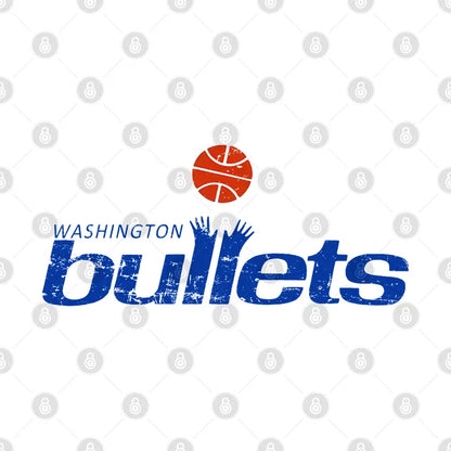 Washington Bullets  Vintage Grunge T-Shirt