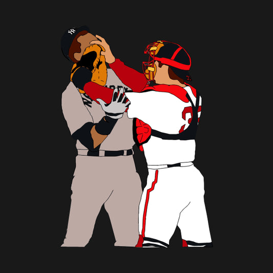 Jason Varitek Alex Rodriguez Brawl Hoodie