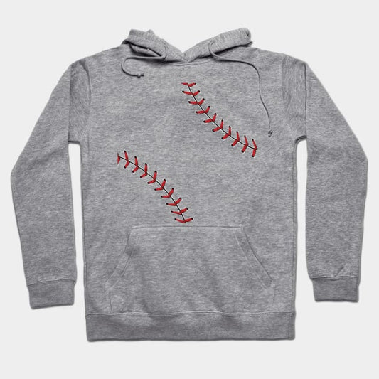 Baseball Ball Laces Hoodie