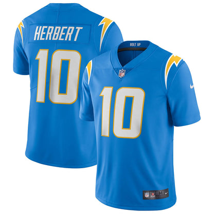 Men's Los Angeles Chargers Justin Herbert Vapor Limited Jersey Powder Blue