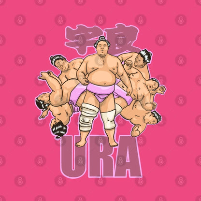 Japanese Sumo Wrestler Ura T-Shirt
