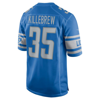 Miles Killebrew Detroit Lions Game Jersey - Blue