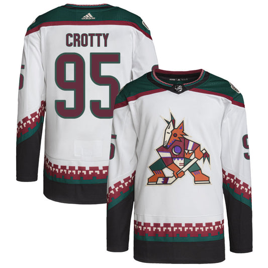 Cameron Crotty Arizona Coyotes Primegreen Authentic Pro Jersey - White