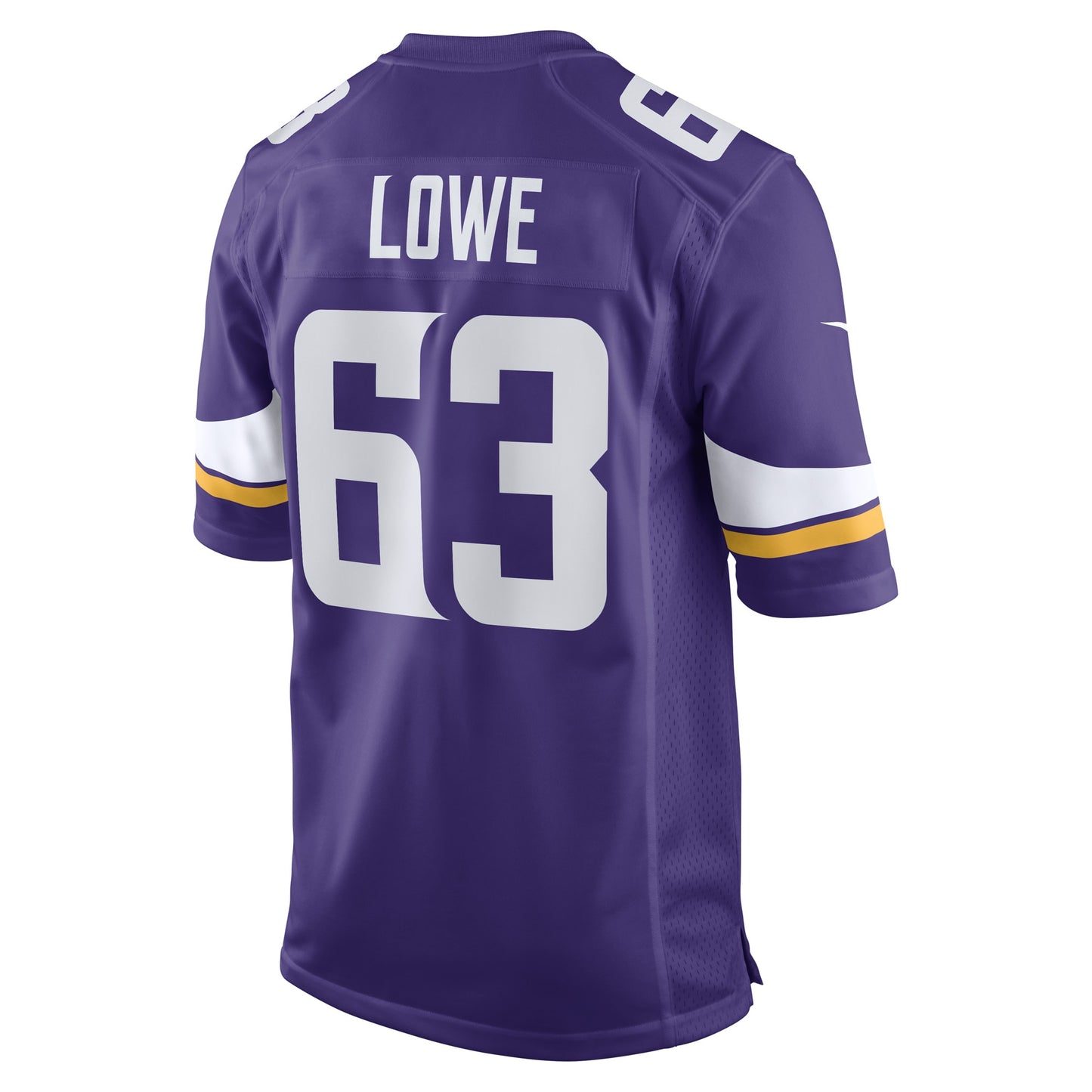 Vederian Lowe Minnesota Vikings Game Player Jersey - Purple