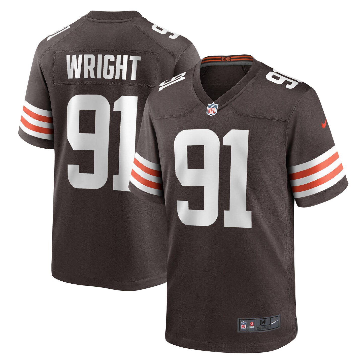 Alex Wright Cleveland Browns Team Game Jersey - ?Brown
