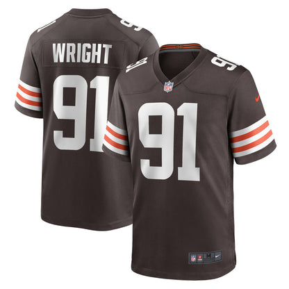 Alex Wright Cleveland Browns Team Game Jersey - ?Brown