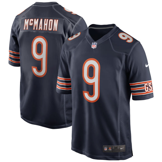 Jim McMahon Chicago Bears Game Retired Player Jersey - Navy